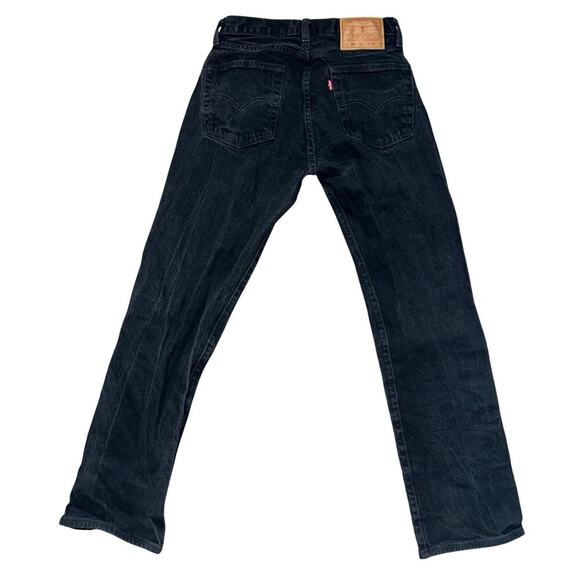 Levi’s Premium 501 ’93 Men’s Size 28x30 Black Jeans Straight Leg Button Fly - Picture 2 of 9